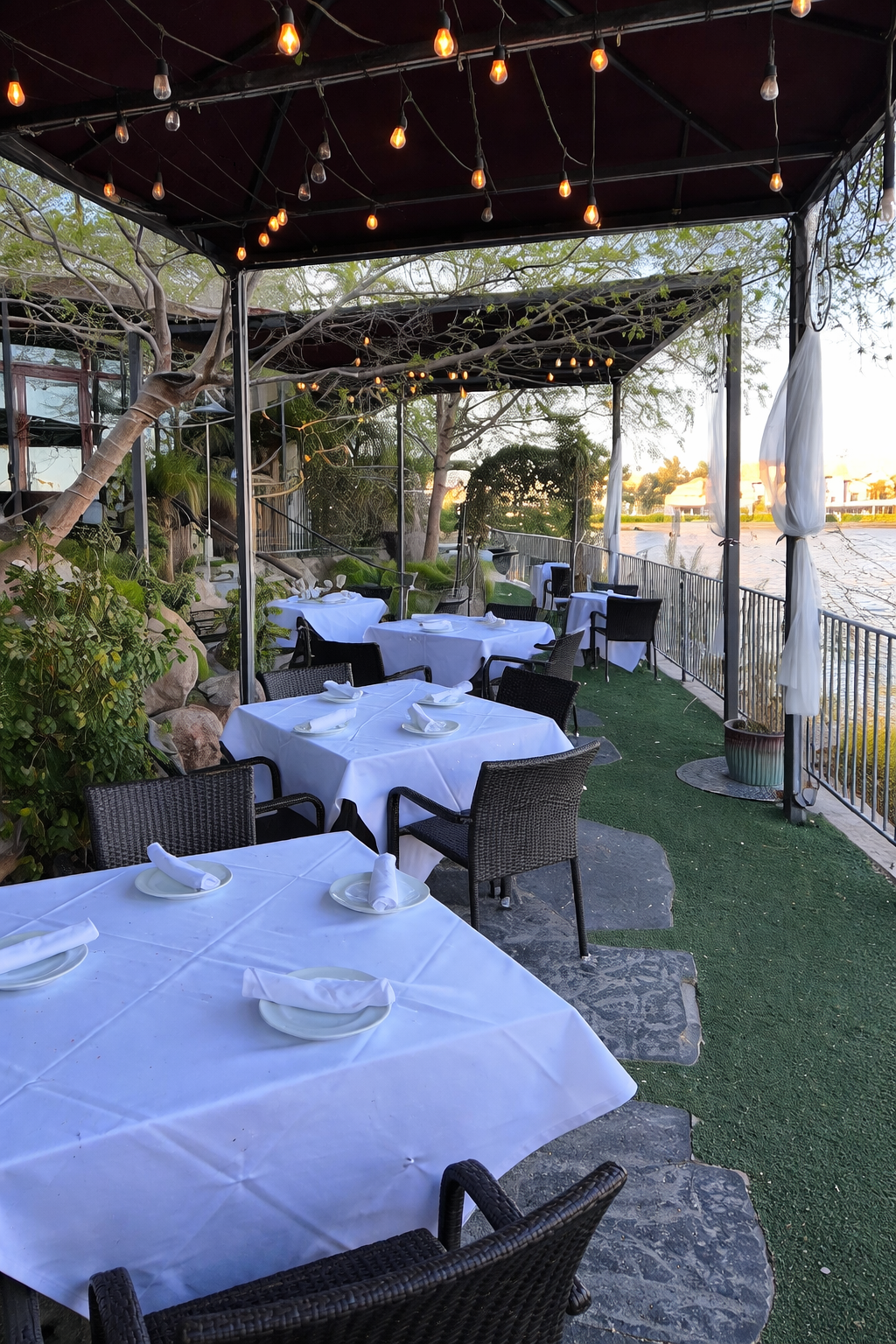 Private dining setup