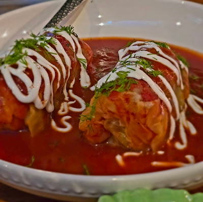 Stuffed cabbage rolls at Bites of Europe
